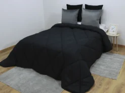 EDREDÓN BASIC NEGRO LISO