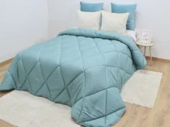 EDREDÓN BASIC TURQUESA LISO