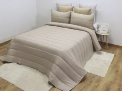 EDREDON FLORECIA BEIGE