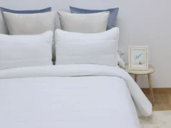 EDREDON FLORECIA BLANCO