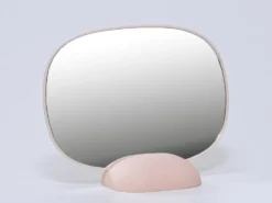 ESPEJO TOCADOR BCO ROSA PALO