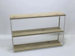 ESTANTERIA 3 ESTANTE METAL BLANCO 120X30X80CM