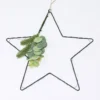 ESTRELLA METAL NEGRA C/LED 40CM