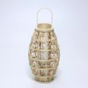 FAROL BAMBU VASO CRISTAL 27X50 NATURAL