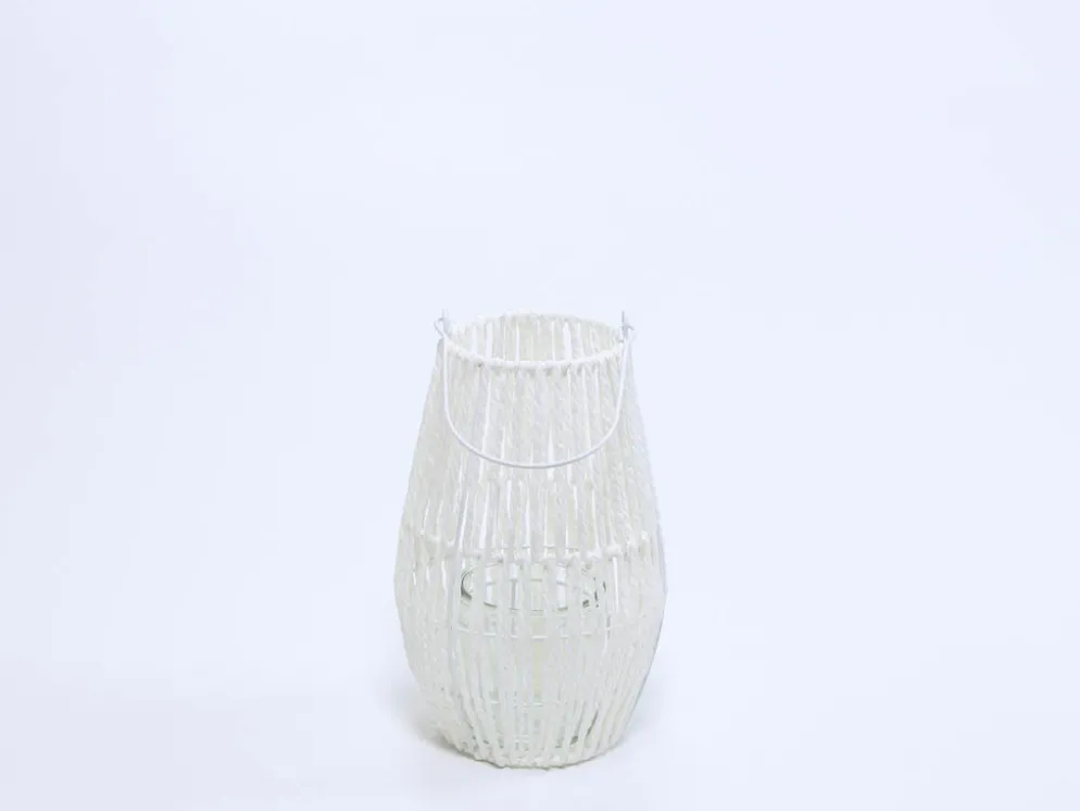 FAROL DECORACION BLANCO 16X28