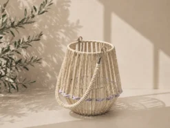 FAROL NATURAL DECORADO LILA 20CM