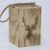 FAROL RENO MADERA GRANDE 15X15X24CM