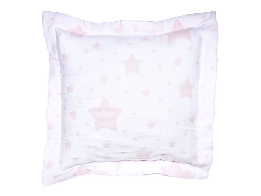 F.COJIN ESTRELLITAS 45X45 ROSA