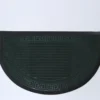 FELPUDO MEDIA LUNA VERDE 75X45CM CON GOMA