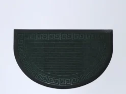 FELPUDO MEDIA LUNA VERDE 75X45CM CON GOMA