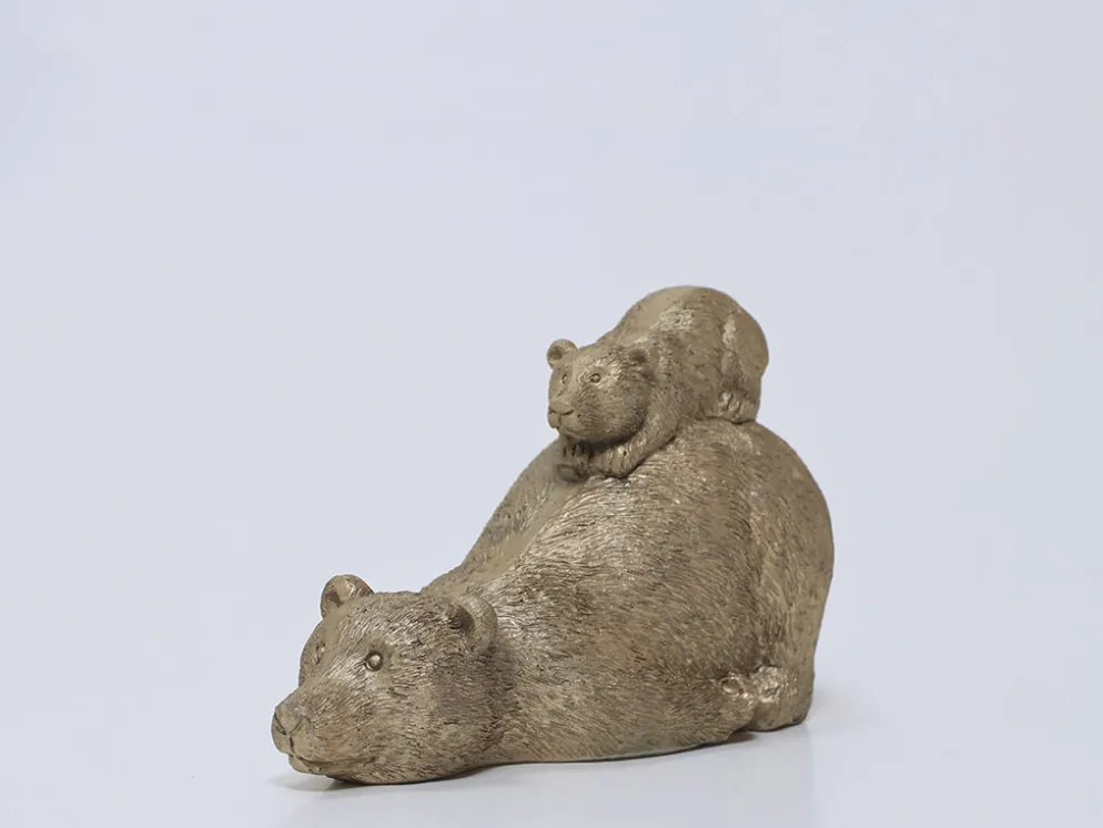 FIGURA OSO POLAR/CRIA C DORADO