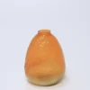 FLORERO CRISTAL BOMBACHO NARANJA Ø5X22XØ13CM