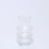 FLORERO CRISTAL BURBUJA 9X20