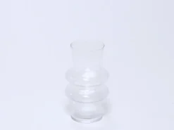 FLORERO CRISTAL BURBUJA 9X20