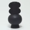 FLORERO KERES 13.5X24.5 NEGRO