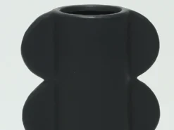 FLORERO KERES 13.5X24.5 NEGRO