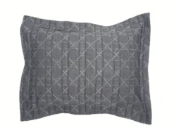 FUNDA COJIN BLOC 50X70 GRIS