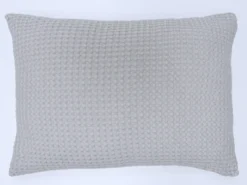 FUNDA COJIN WAFFLE GRIS 50X70
