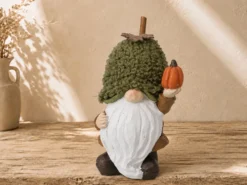 GNOMO CON GORRO VERDE 11CM