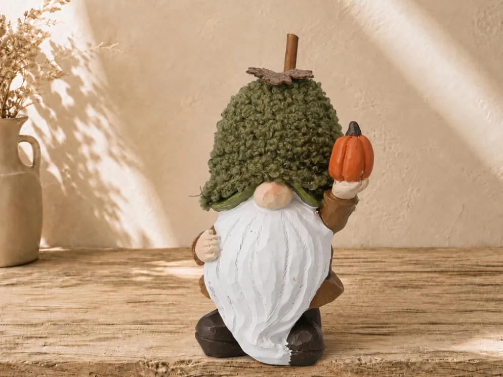 GNOMO CON GORRO VERDE 11CM