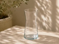 JARRON CRISTAL BOCA ANCHA 26CM