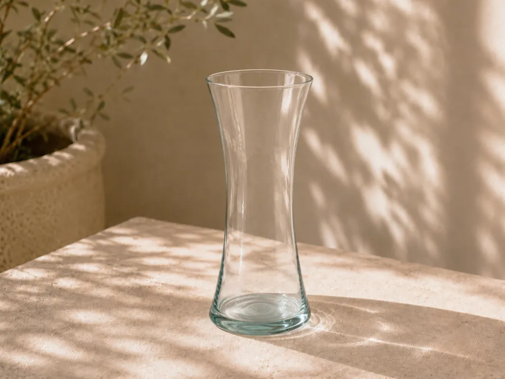JARRON CRISTAL CONICO 26CM