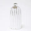 JARRON PLATEADO 16X9X36CM