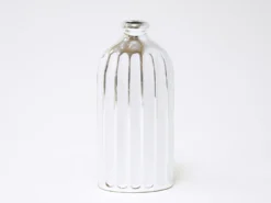 JARRON PLATEADO 16X9X36CM