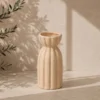 JARRON TERRACOTA RAYAS ANCHAS TIERRA 35CM ALTO