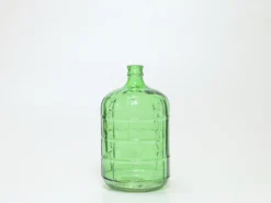 JARRON VIDRIO RECICLADO VERDE CLARO 25X40CM