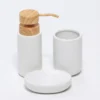 JUEGO BAÑO CERAMICA BLANCO 3PIEZAS