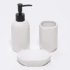 JUEGO BAÑO CERAMICA BLANCO 3PIEZAS