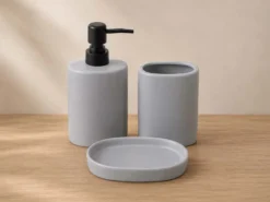 JUEGO DE BAÑO 3 PCS TOPO