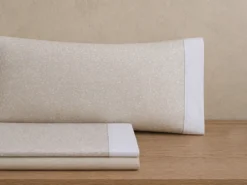 JUEGO SÁBANAS FLORETA BEIGE