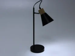 LAMPARA MESA 44XØ14CM NEGRO MODERNA