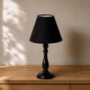 LAMPARA METAL NEGRO Ø20X40XØ11CM