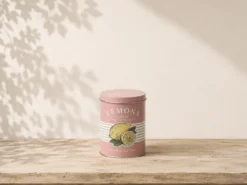 LATA DECORADA REDONDA LIMON 10X14
