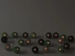LUCES LED BOLA ALGODON MULTICOLOR 20PZS Ø6CM