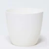 MACETA BLANCA Ø18CM