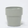 MACETA CERAMICA GRIS CL Ø13X13CM