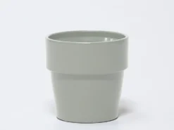 MACETA CERAMICA GRIS CL Ø13X13CM