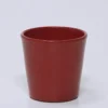 MACETA CERAMICA ROJA 14CM