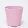 MACETA CERAMICA ROSA Ø16X17CM