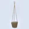 MACETA COLGANTE ESPARTO CONICA 15CM