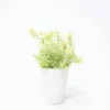 MACETA FLOR AMARILLA Ø7X20