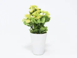 MACETA FLOR BOLITAS AMAR Ø7X30CM