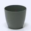MACETA PLASTICO VERDE GRANDE Ø18CM
