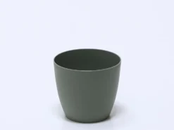 MACETA PLASTICO VERDE PEQUEÑA Ø12CM