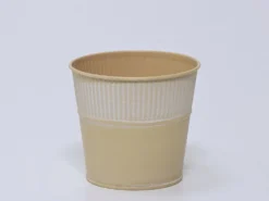 MACETA RIBBER BEIGE