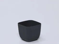 MACETA SQUARE ANTRACITA 8X8X7CM